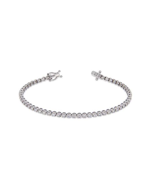 Rina Limor White 14K 1.65 Ct. Tw. Diamond Tennis Bracelet