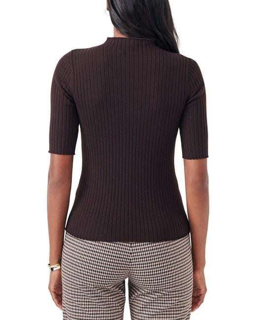 J.McLaughlin Black Angelica Silk & Wool Sweater
