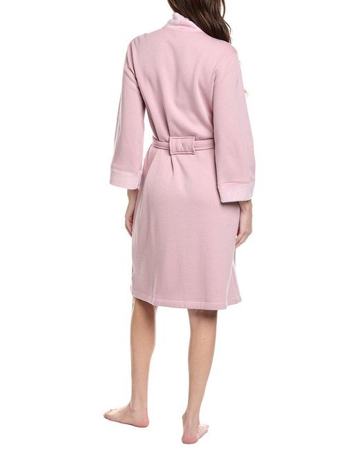 NATORI EDIT Pink Nova Brushed Knit Robe
