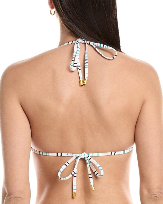 Helen Jon Blue String Bikini Top