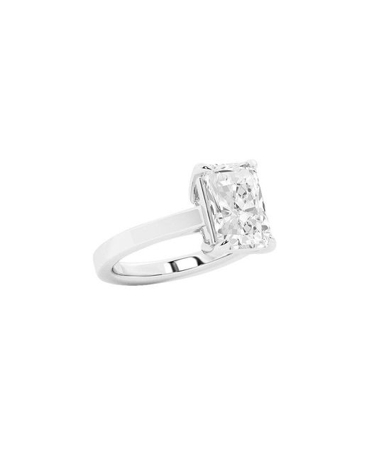 Lab Grown Diamonds White 14K 4.00 Ct. Tw. Lab-Grown Diamond Solitaire Engagement Ring