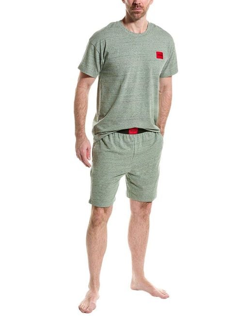 Boss Green 2pc Melange T-shirt & Short Set for men