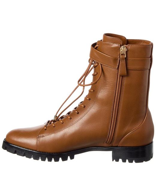 Alexandre Birman Brown Evelyn Leather Bootie