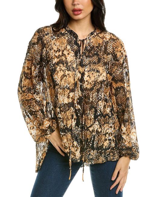 Free People Brown Out For The Night Top