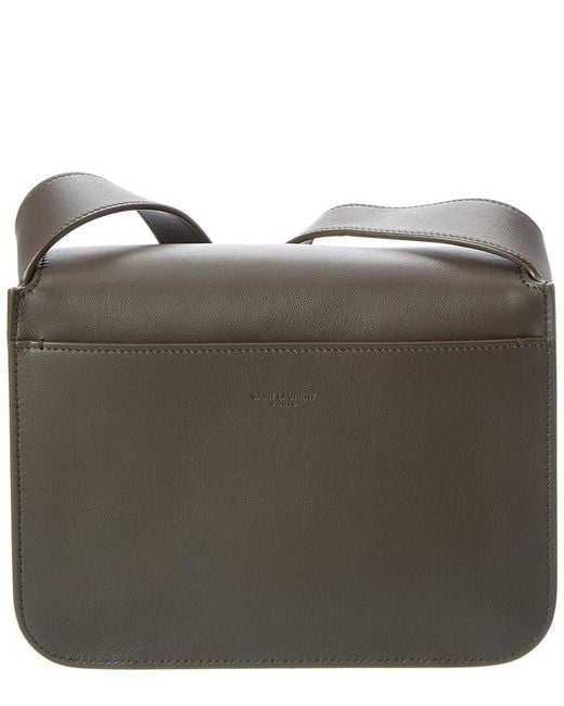 Saint Laurent Gray Niki Leather Crossbody