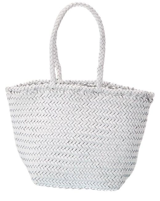 Dragon Diffusion White Grace Small Leather Shoulder Bag