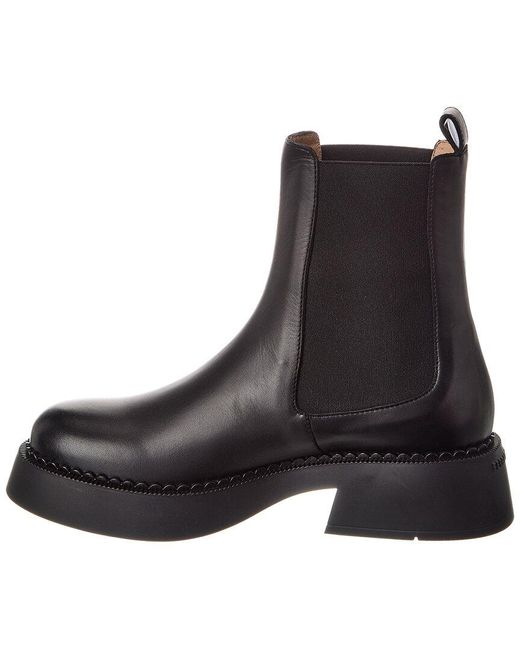 Ferragamo Black Tia Leather Boot