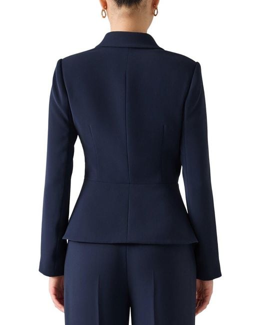 L.K.Bennett Blue Audrey Jacket