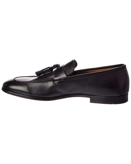 Antonio Maurizi Black Leather Loafer for men