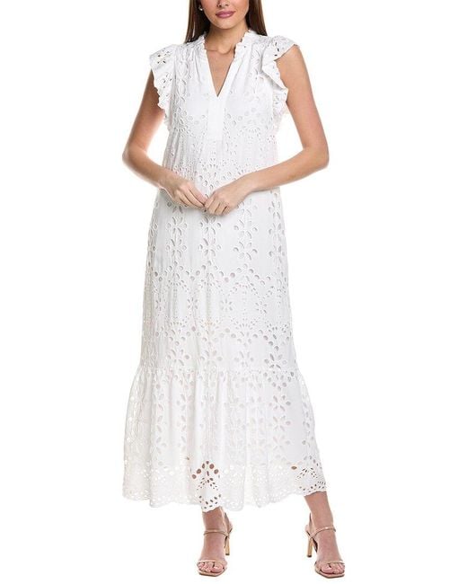Lilly Pulitzer White Klaudie Maxi Dress