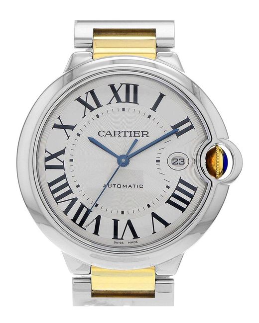 Cartier Gray Ballon Bleu Watch, Circa 2013 (Authentic Pre-Owned) for men