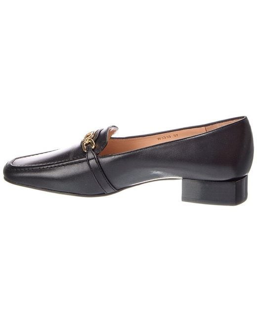 Tom Ford Blue Logo Leather Loafer