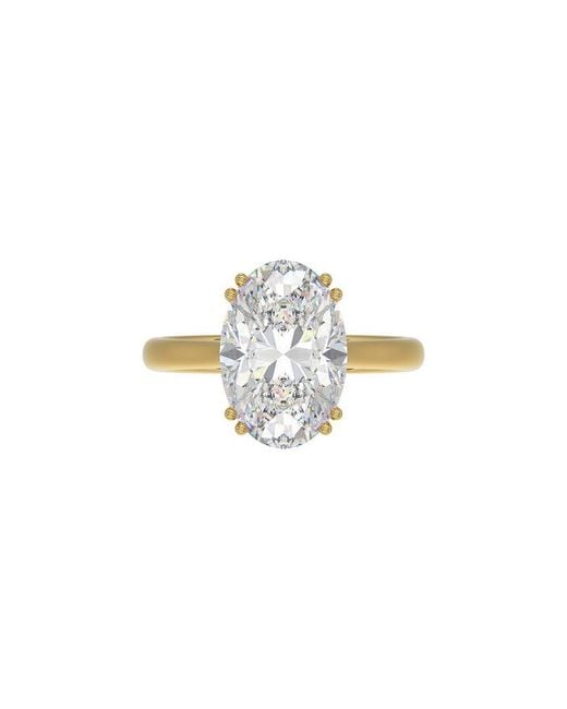 Ethos Creations White 14K.00 Ct. Tw. Lab-Grown Diamond Ring