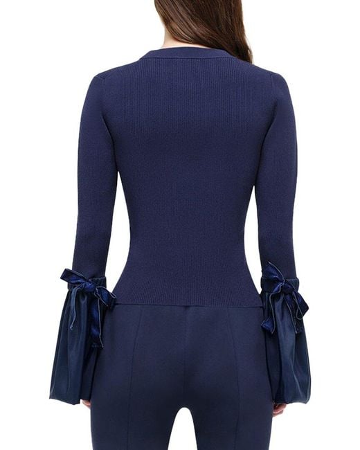 Jonathan Simkhai Blue Agata Top
