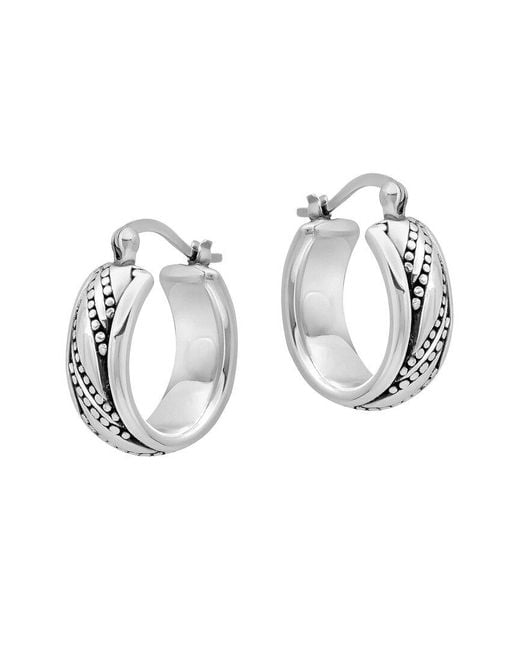 MaxColor Metallic Dangle Earrings