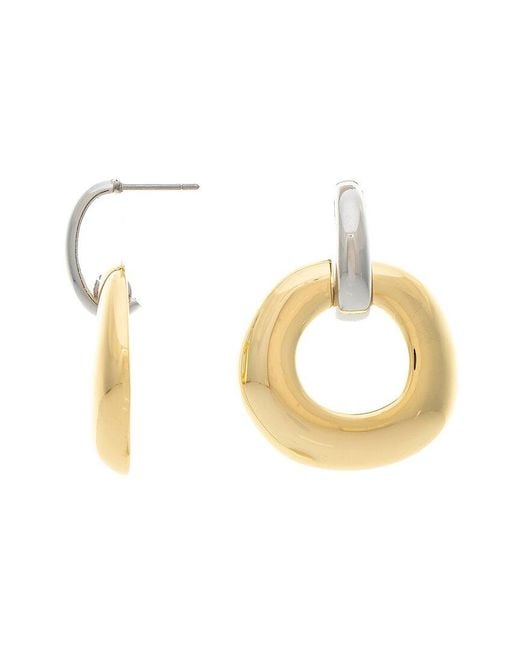 Rivka Friedman Metallic 18K Plated Statement Earrings