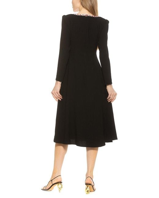 Alexia Admor Black Zenaida Fit And Flare Dress