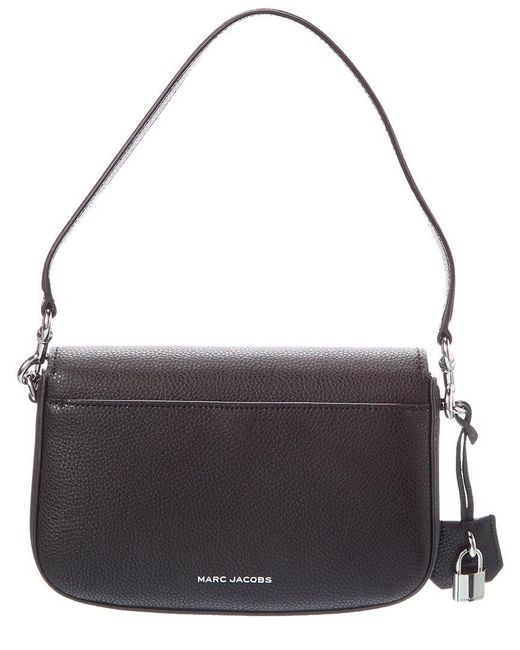 Marc Jacobs Black Bold Leather Messenger