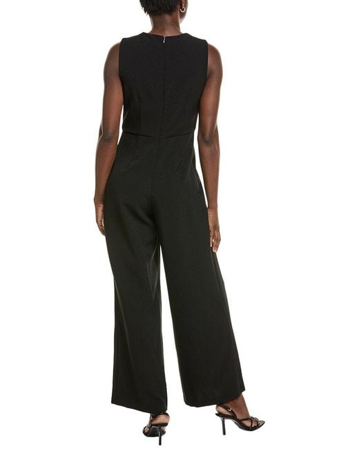 Julia Jordan Black Crepe Jumpsuit