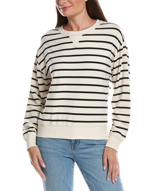Z Supply Multicolor Stand Out Striped Sweatshirt