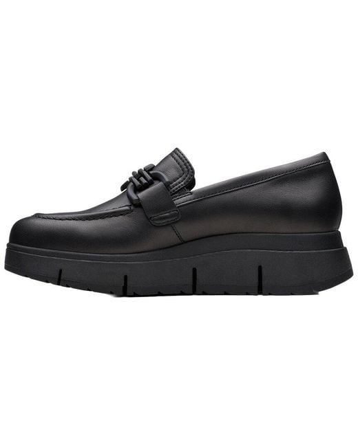 Clarks Black Loriini Izzy Leather Loafer