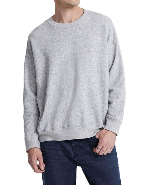 AG Jeans Gray Archetype Oversized Pullover for men