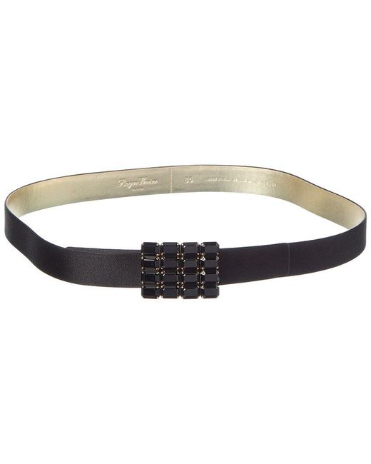 Roger Vivier White Satin Belt