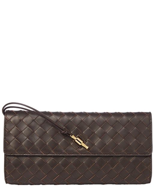 J.McLaughlin Gray Pernille Leather Handbag
