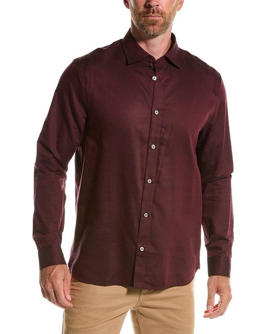 Ted Baker Red Layer Shirt for men