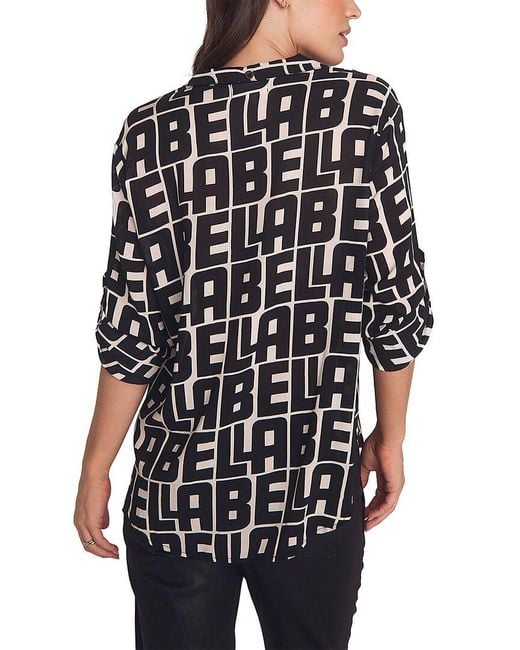 Bella Dahl Black Capri Button Down Shirt