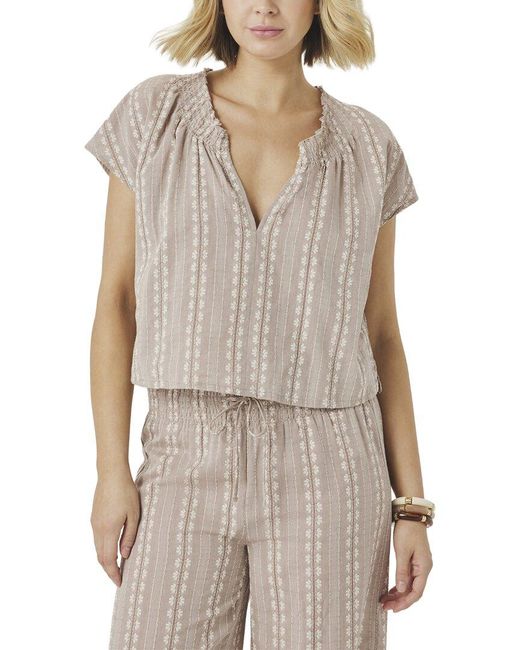 Splendid Natural Meadow Blouse