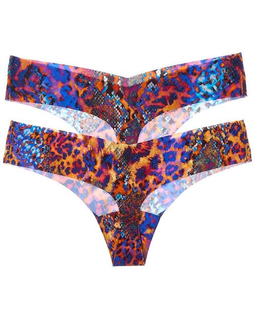 Commando Blue 2Pk Thong