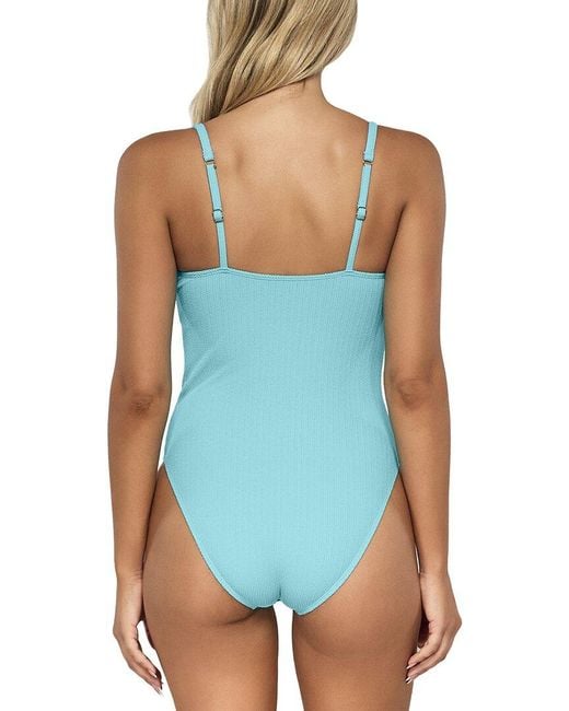 Sunsets Blue Ariel One-Piece