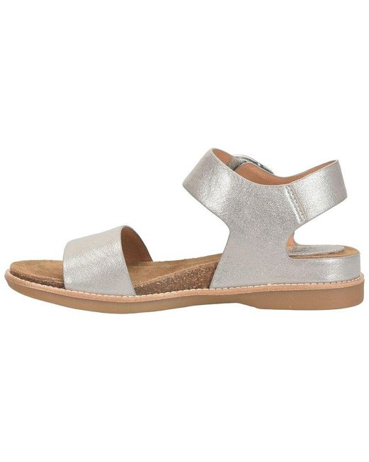 Söfft White Bali Leather Sandal