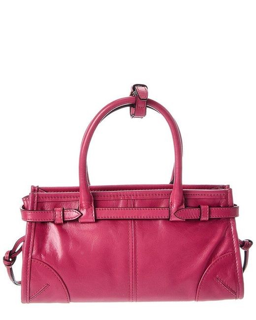 Prada Pink Bonnie Mini Leather Shoulder Bag