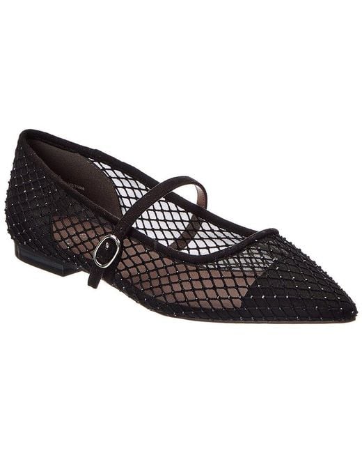 Linea Paolo White Nadeen-L Mesh Flat