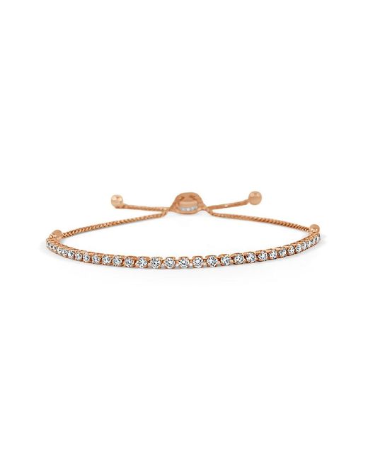 Sabrina Designs White 14K Rose 1.19 Ct. Tw. Diamond Bolo Bracelet
