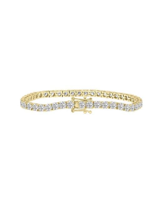 Lab Grown Diamonds Metallic 14K 10.00 Ct. Tw. Lab Grown Diamond Bracelet