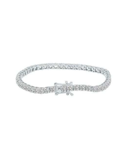 Lab Grown Diamonds White 14K 7.00 Ct. Tw. Lab Grown Diamond Tennis Bracelet