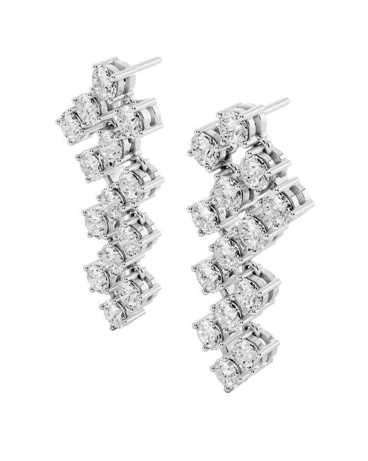 Sabrina Designs Lab Grown Diamonds White 14K 2.86 Ct. Tw. Lab-Grown Diamond Chandelier Earring
