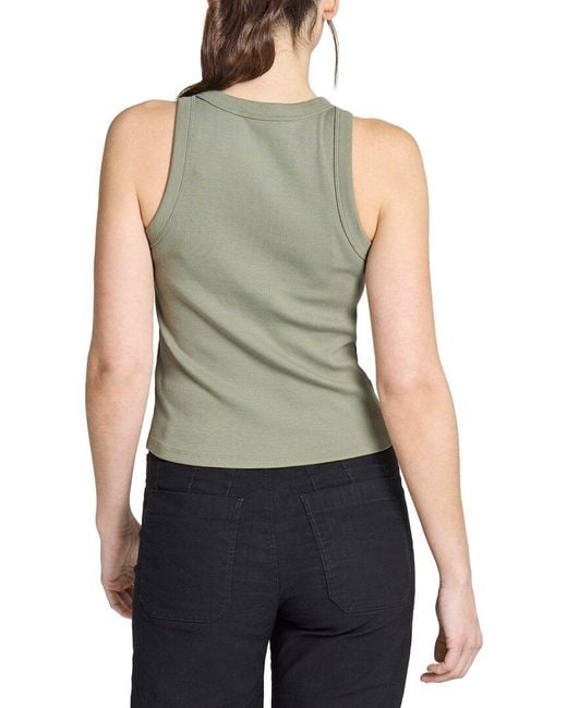 Life Is Good. Green Fitted Tank