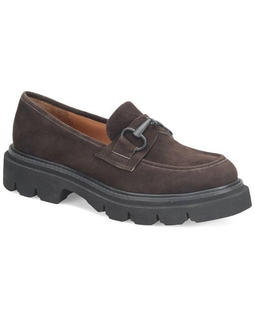 Söfft Brown Satara Suede Loafer