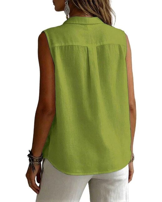 VERA DOLINI Green Blouse