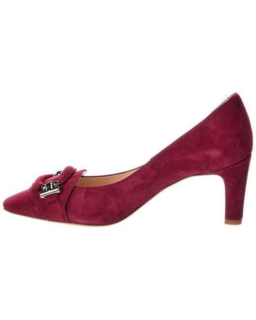 Tod's Pink Suede Pump