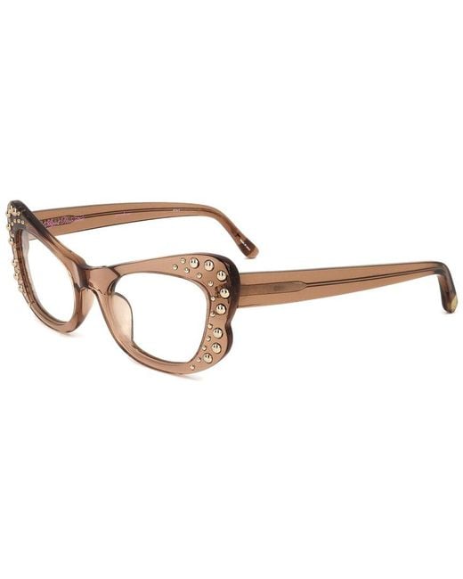 Linda Farrow Brown Agent Provocateur By Ap56 51mm Optical Frames