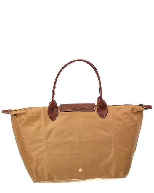 Longchamp Brown Le Pliage Original Large Handbag
