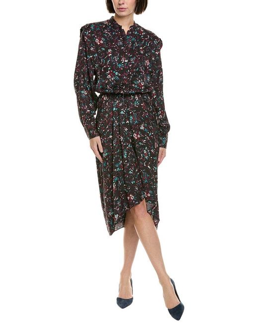 Isabel Marant Black Isabel Marant Etoile Okleya Shirtdress