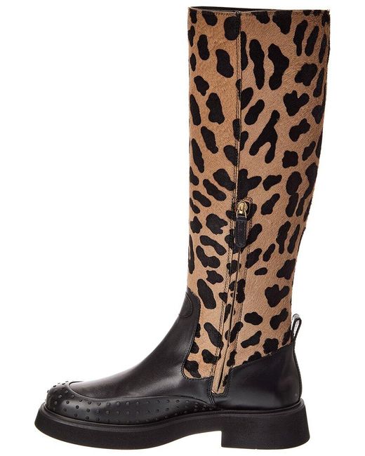 Tod's Black Tods Gomma Leather Boot