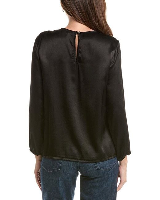 Michael Stars Black Lali Blouse