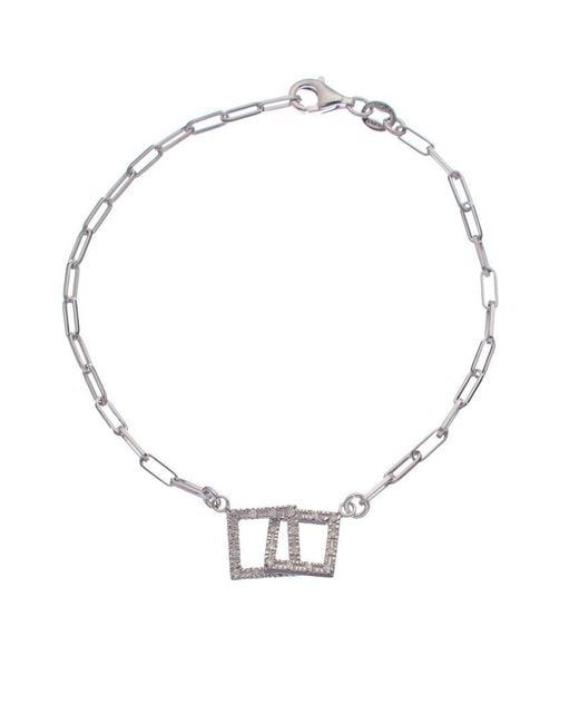 Meshmerise Metallic 18K Over 0.18 Ct. Tw. Diamond Bracelet